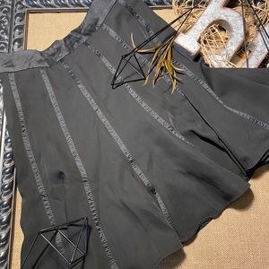 NWOT XXI Black Fit and Flare Skirt size M